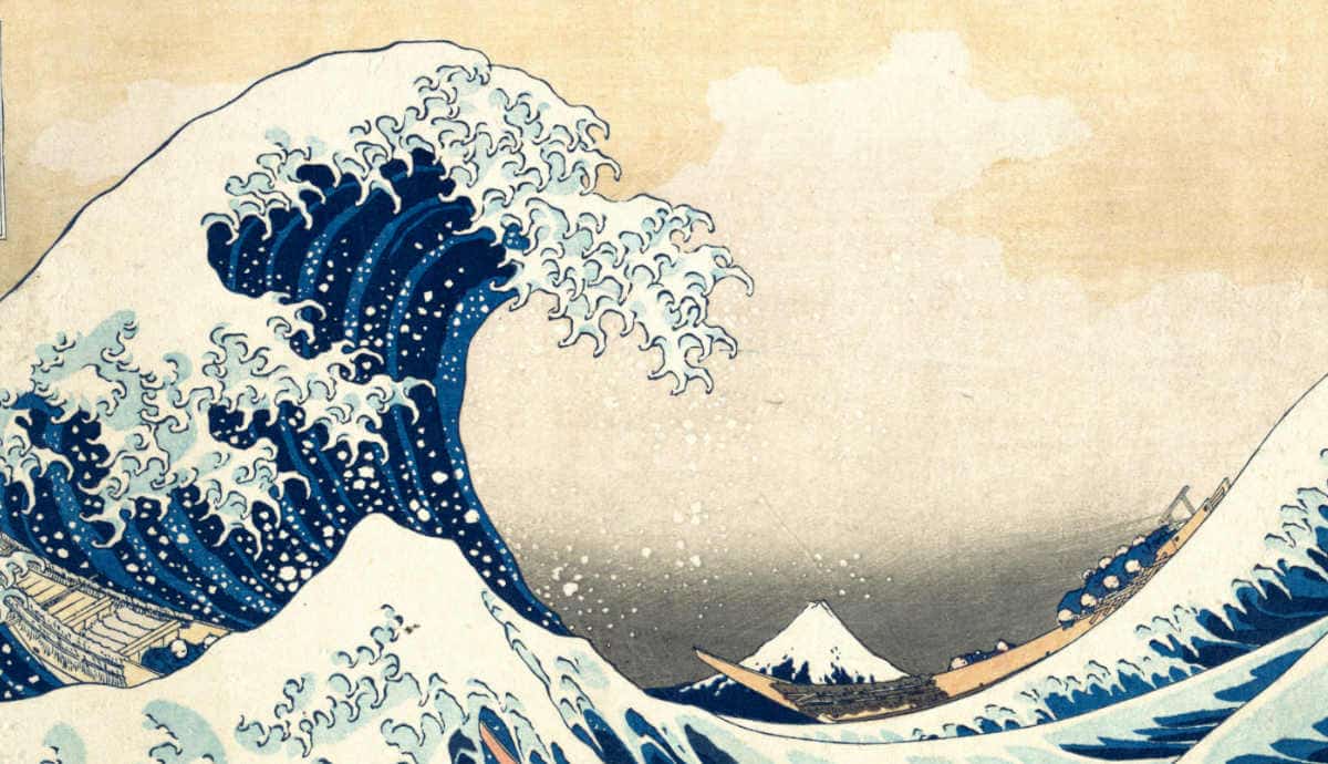 great wave off kanagawa painting