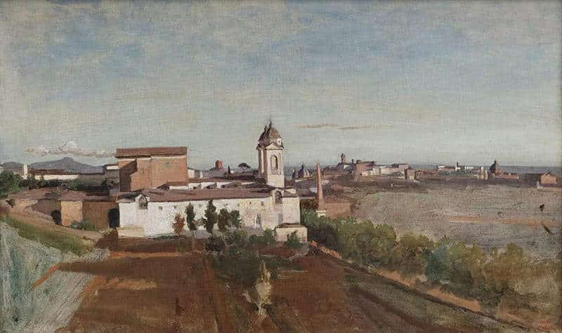 La Trinite-des-Monts, Camille Corot, 1825-1828