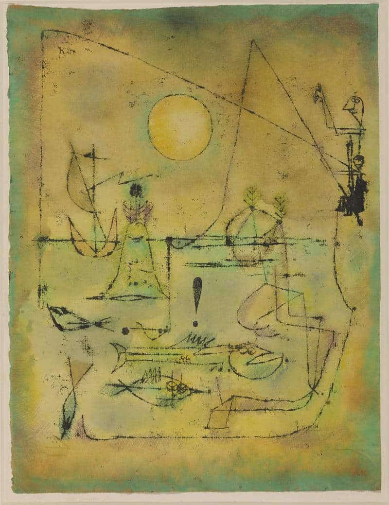 They’re Biting, Klee, 1920