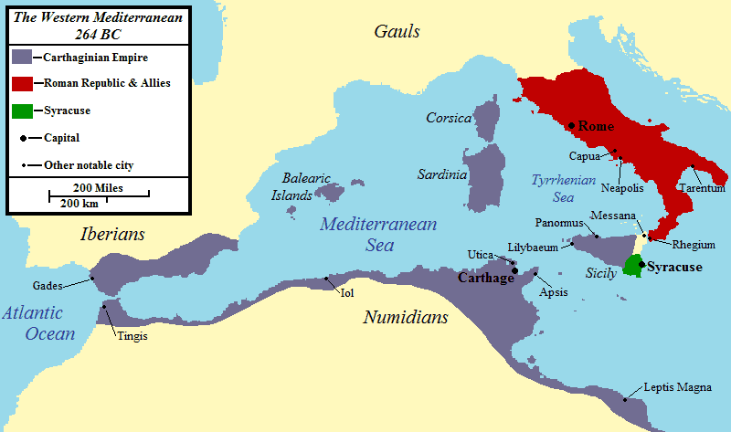 Military forces at the beginning of the First Punic War