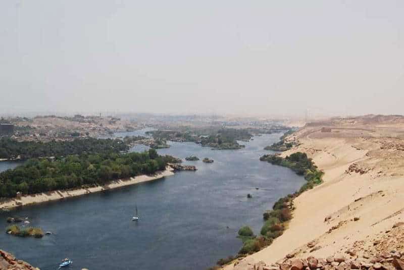 The Nile river, via Britannica