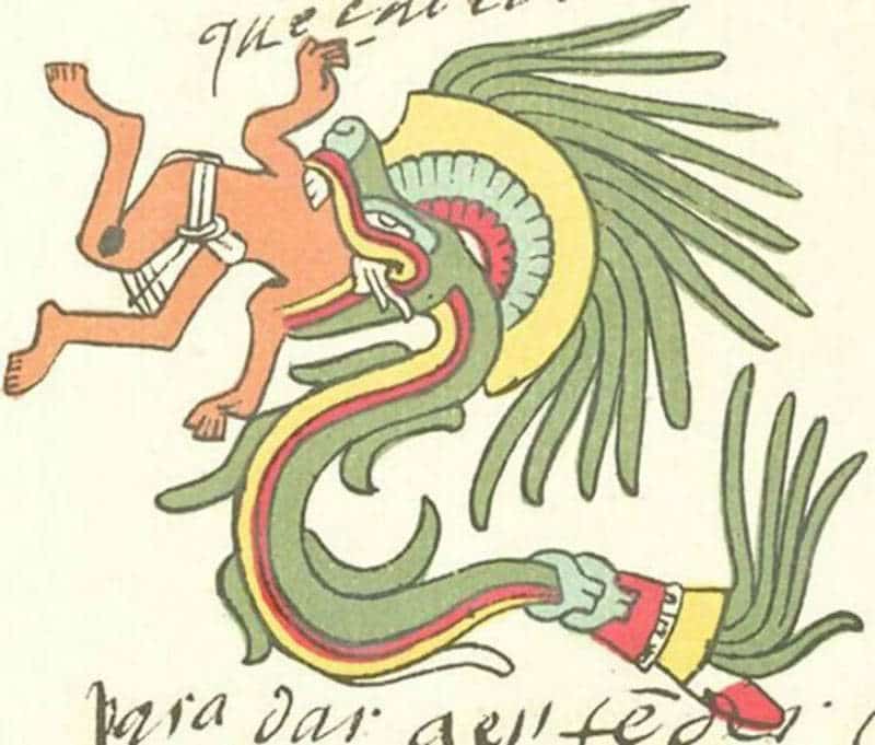  Telleriano Remensi Codex depiction of Quetzalcoatl