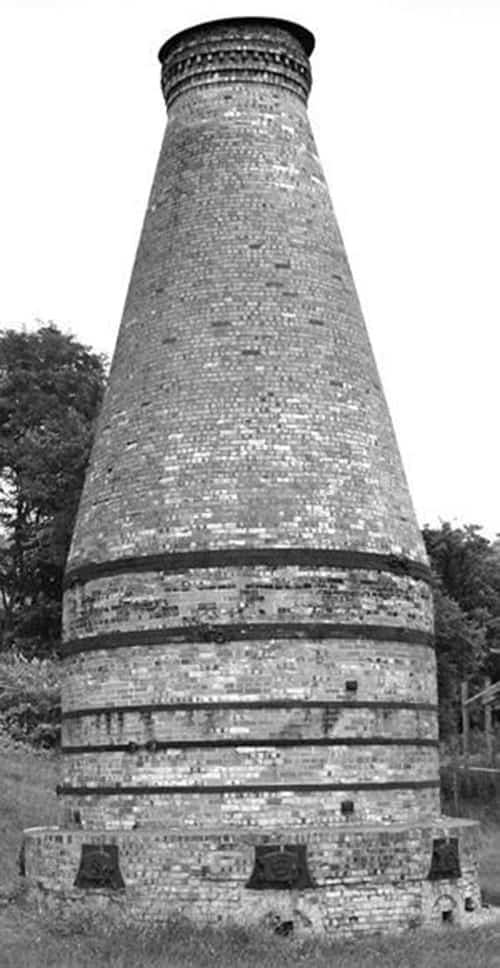 This is one of only 4 pottery bottle kilns that remain in Ohio, from a few hundred that once stood in East Liverpool alone.