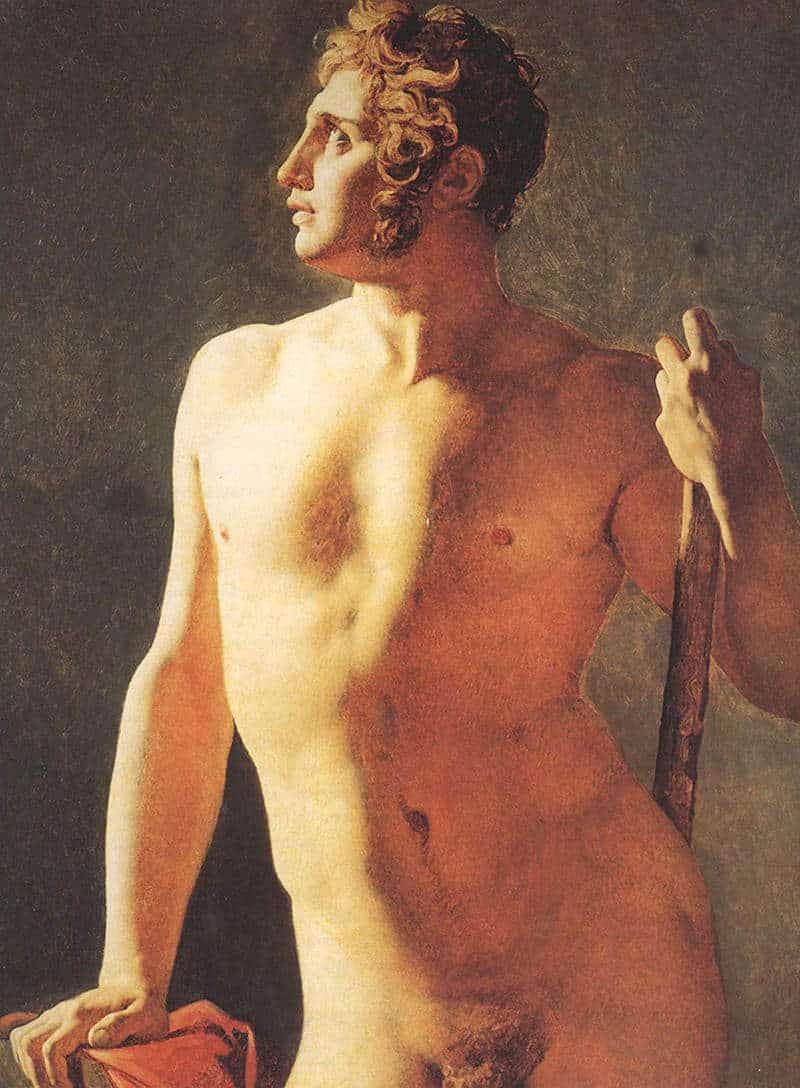 Male Torso, 1800, via Wikiart