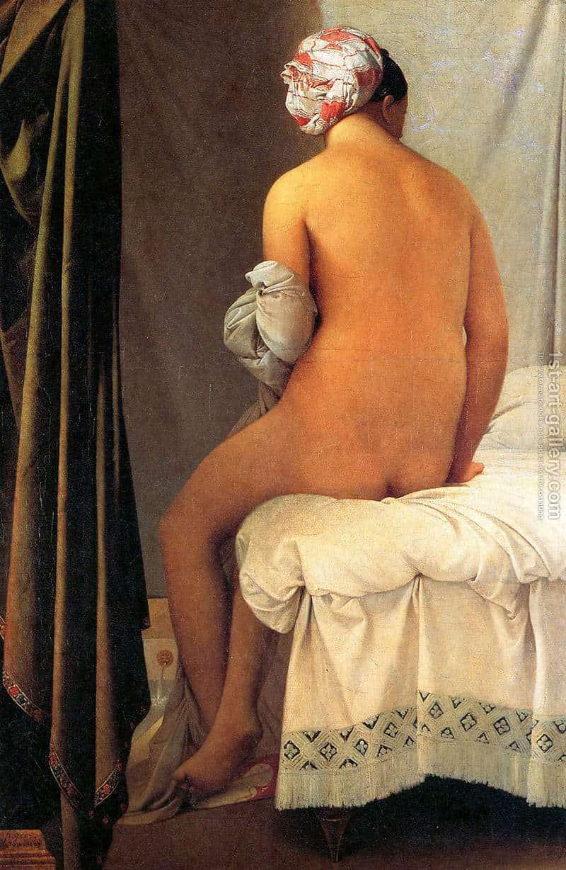 The bather of Valpincon, 1808, via Wikiart