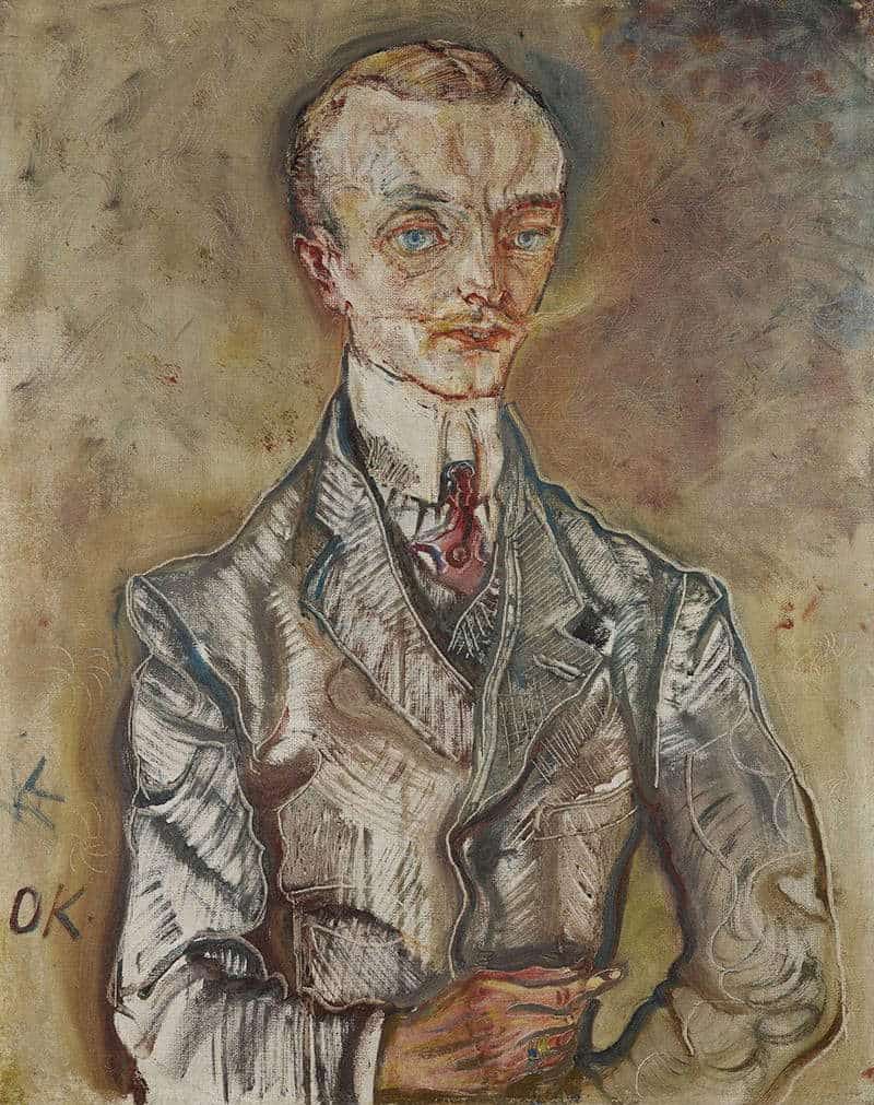 Artwork by Oskar Kokoschka, JOSEPH DE MONTESQUIOU-FEZENSAC, Made of Oil on canvas