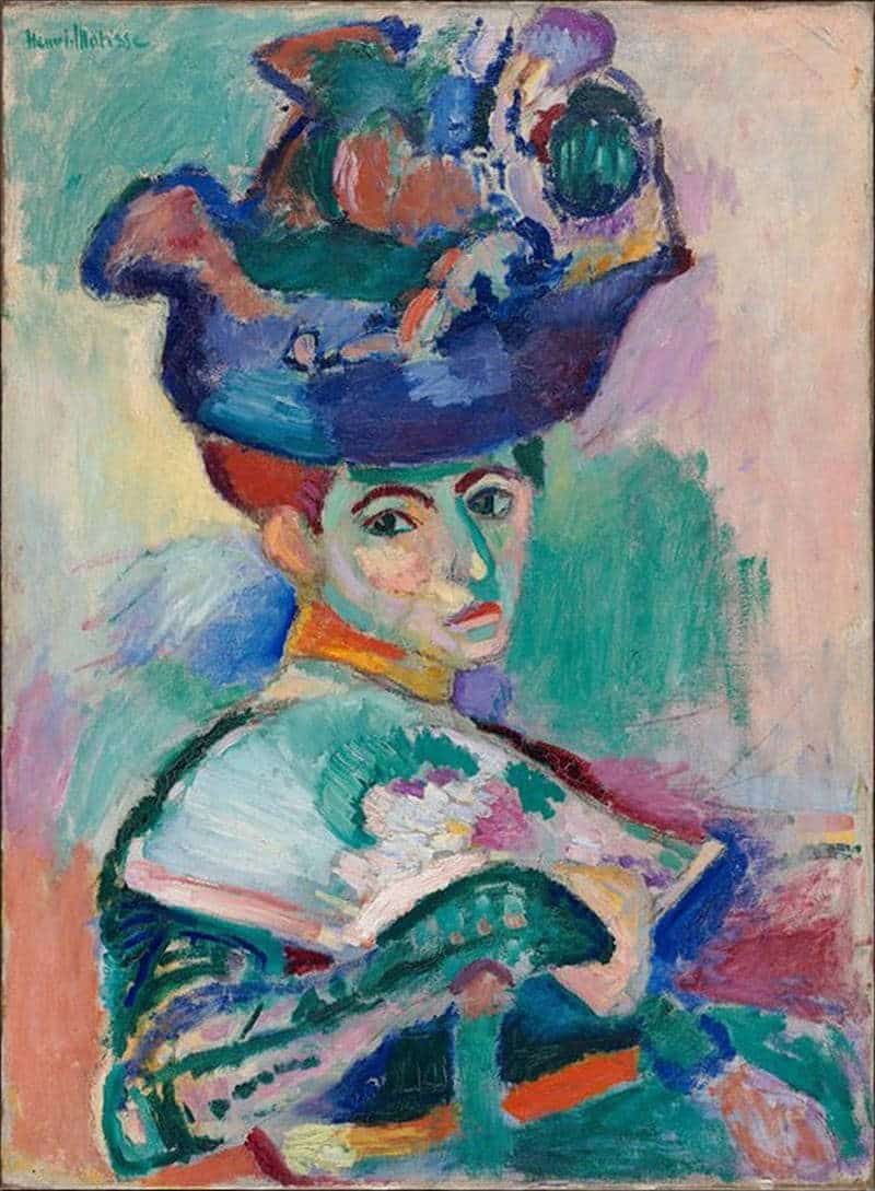 Woman with a Hat by Henri Matisse, 1905