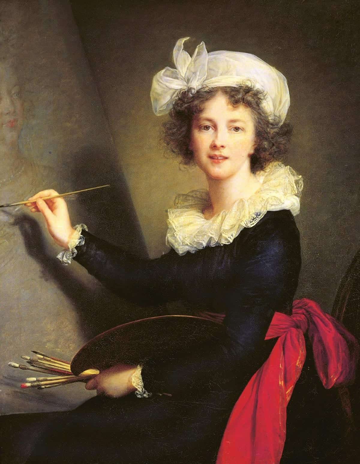 Louise Élisabeth Vigée Le Brun, Self Portrait, public domain, Patron - Marie Antoinette