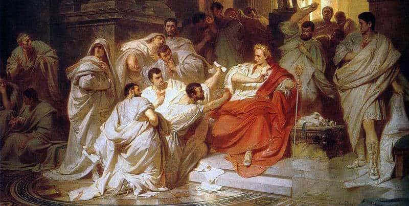 The Murder of Caesar by Karl von Piloty – 1865