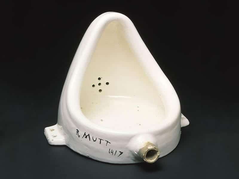 Fountain, Marcel Duchamp, 1917, via WikiArt