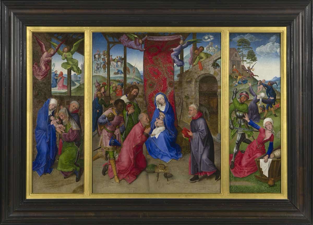 The Monforte Altarpiece, circa 1470, via The State Hermitage Museum