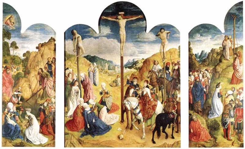 Calvary Triptych, 1465-1468, via Wikiart