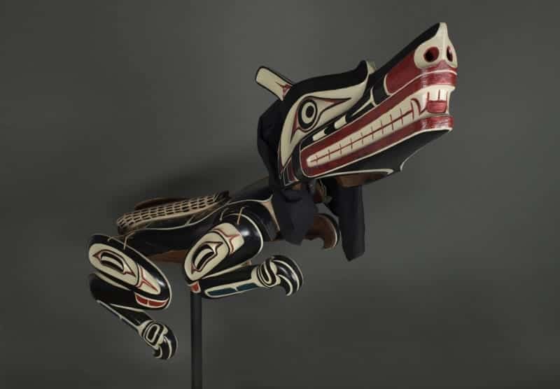 Nakwaxda'xw (Kwakwaka'wakw), Headdress with Body Representing a Wolf