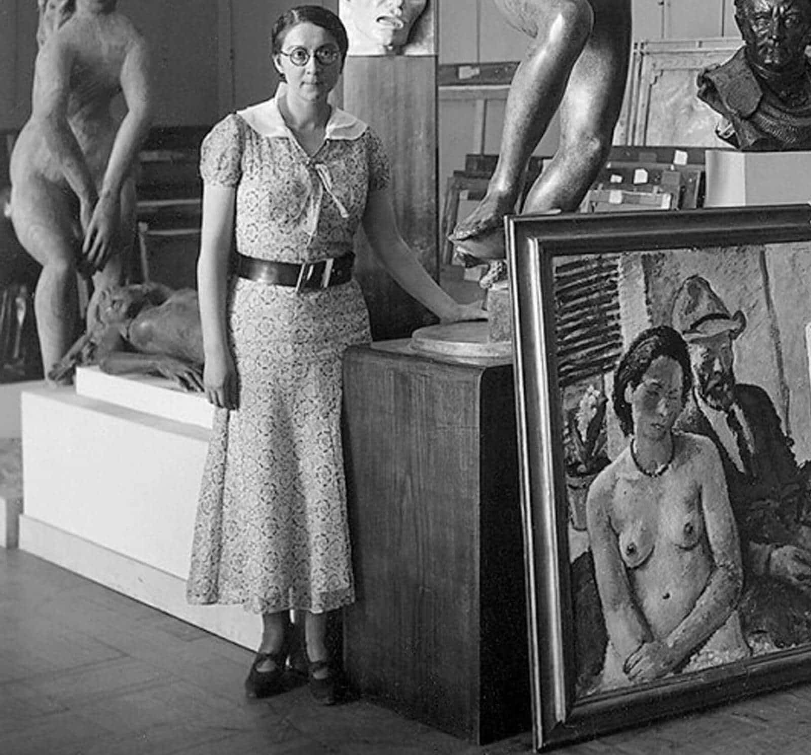 Rose Valland associate curator Jeu de Paume in 1935