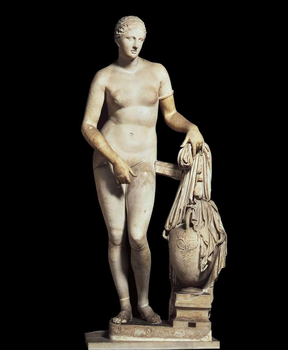 marble statue aphrodite of knidos