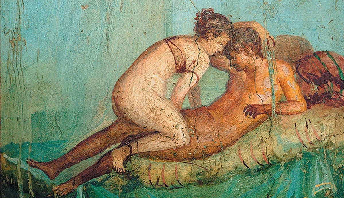 erotic fresco brothel pompeii