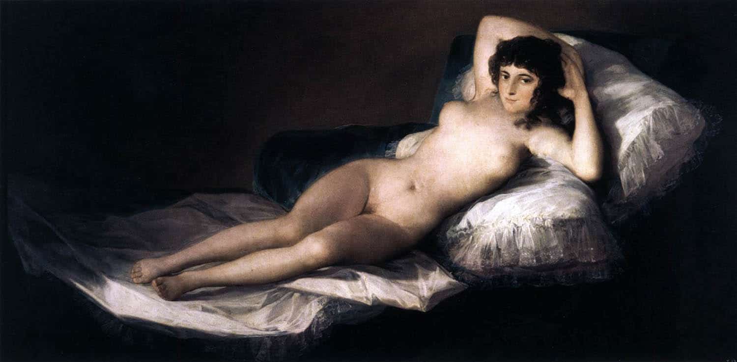 naked maja francisco goya