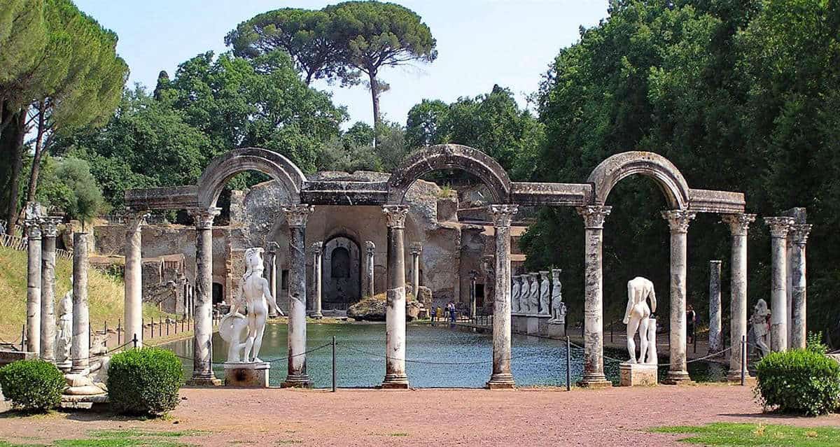 view of canopus hadrians villa