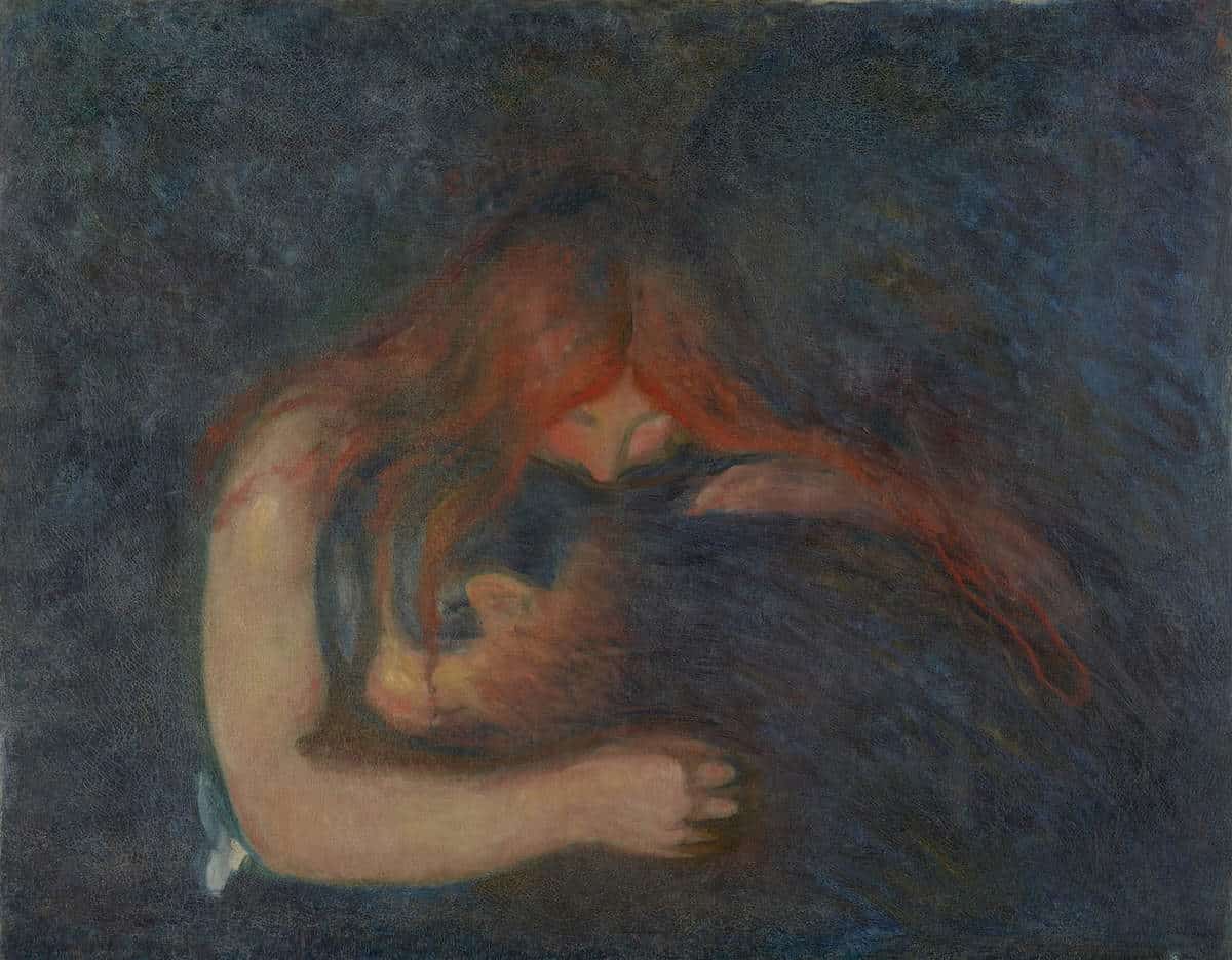 Vampire by Edvard Munch