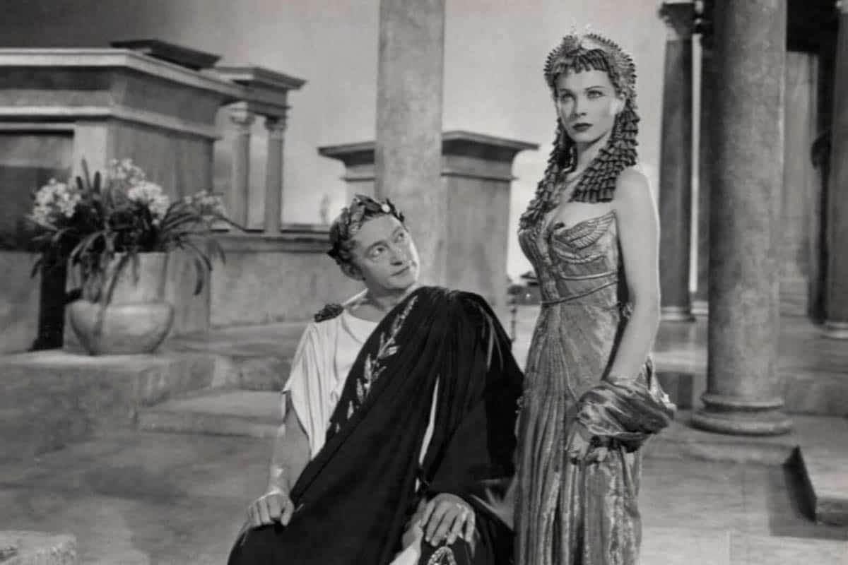 claude rains julius caesar vivien leigh cleopatra