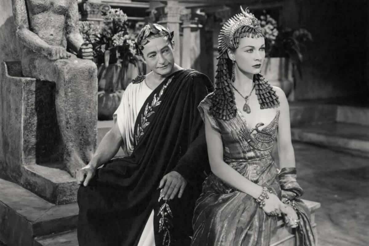 claude rains julius caesar vivien leigh cleopatra