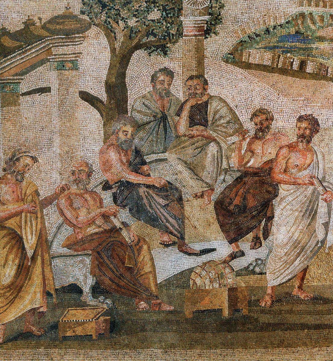 academy-plato-philosophy-naples-mosaic