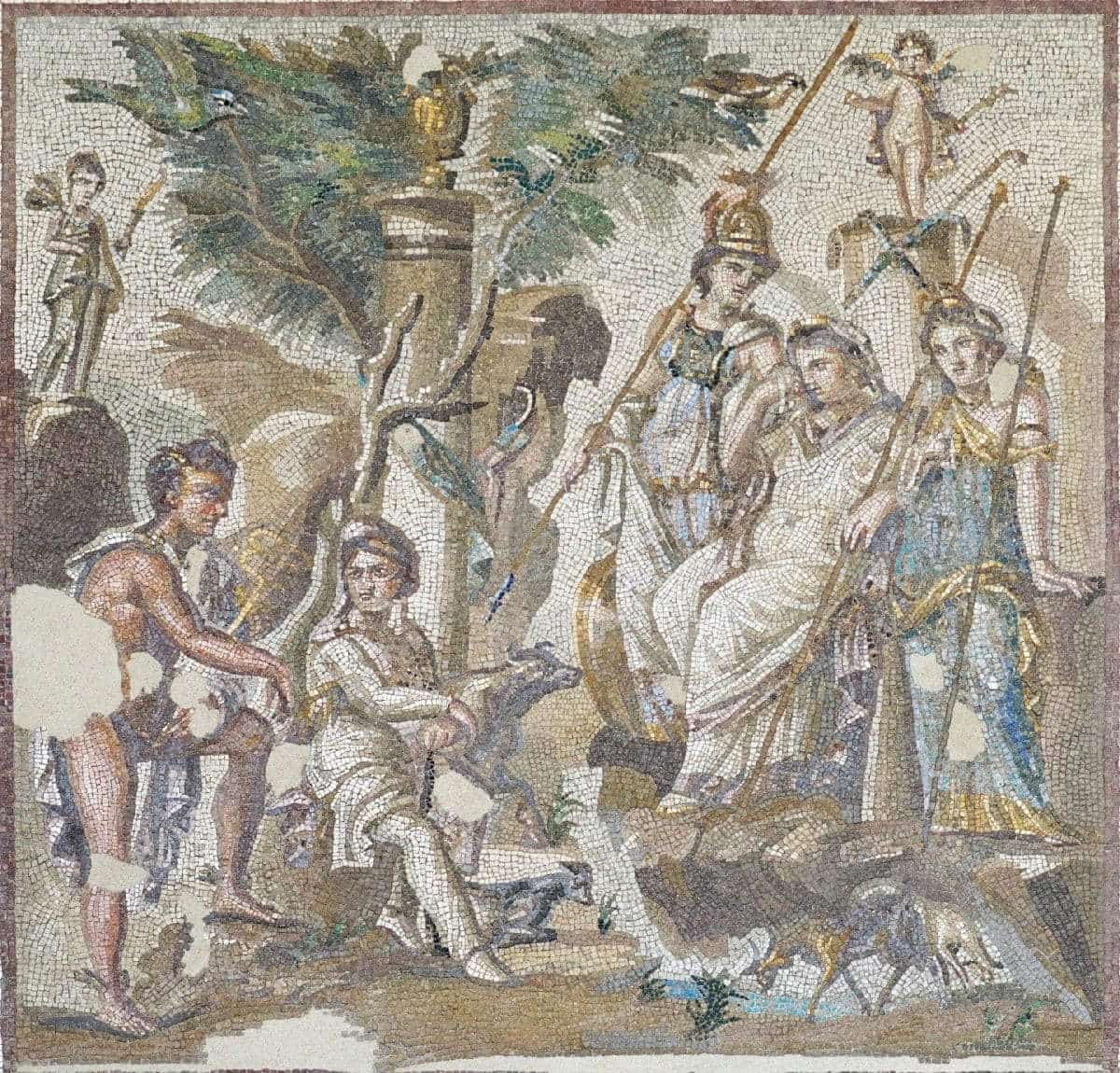 judgement-paris-antioch-mosaic