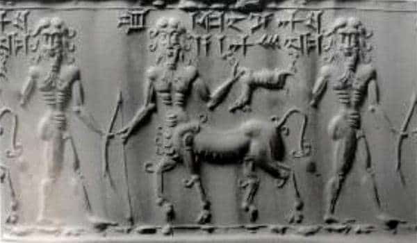 middle-assyrian-centaur-cylinder-seal