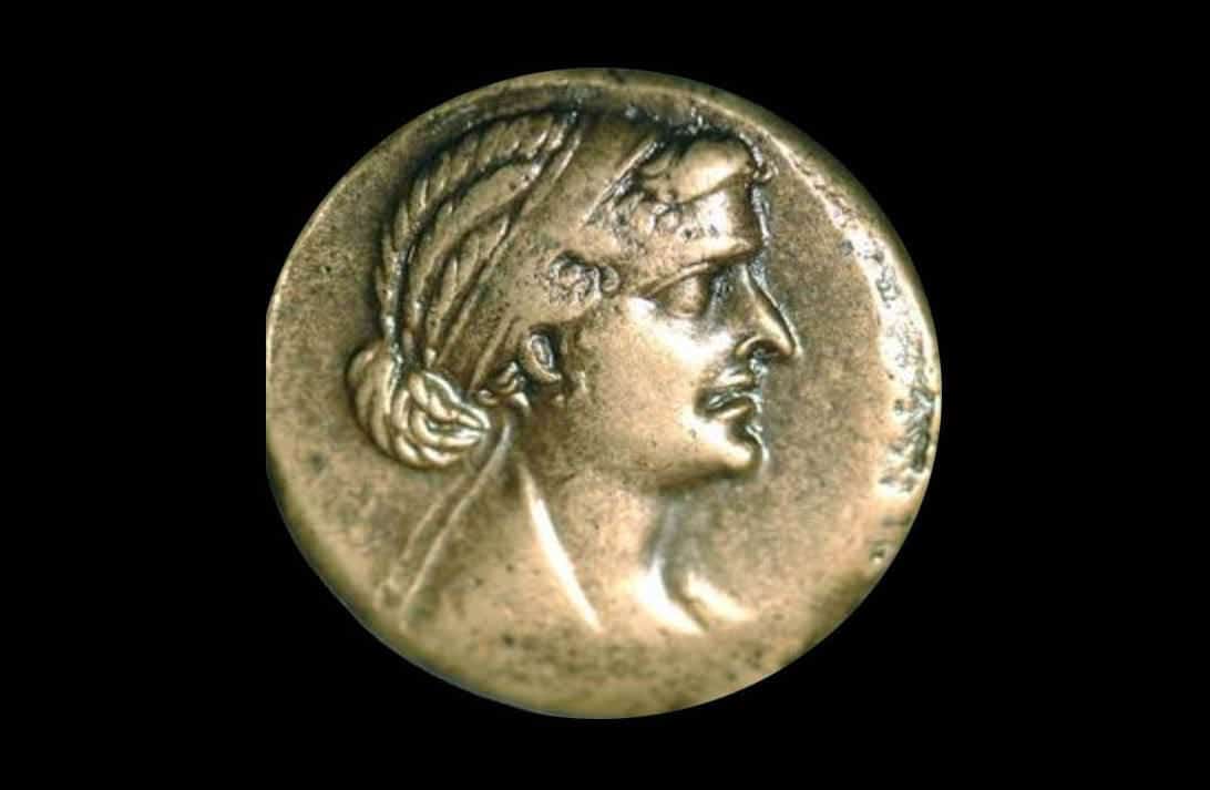 female warrior cleopatra coin ancient