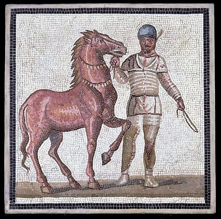 mosaic charioteer