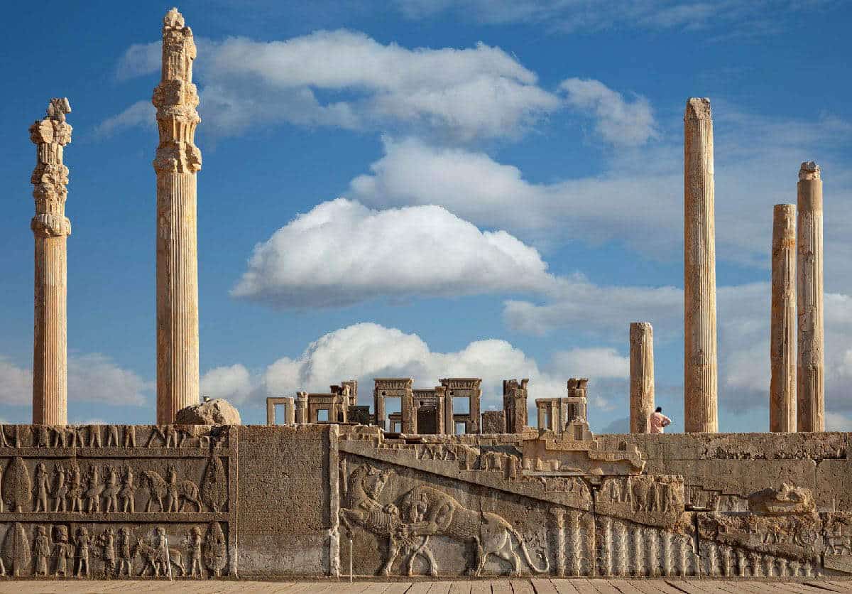 ancient cities persepolis ruins