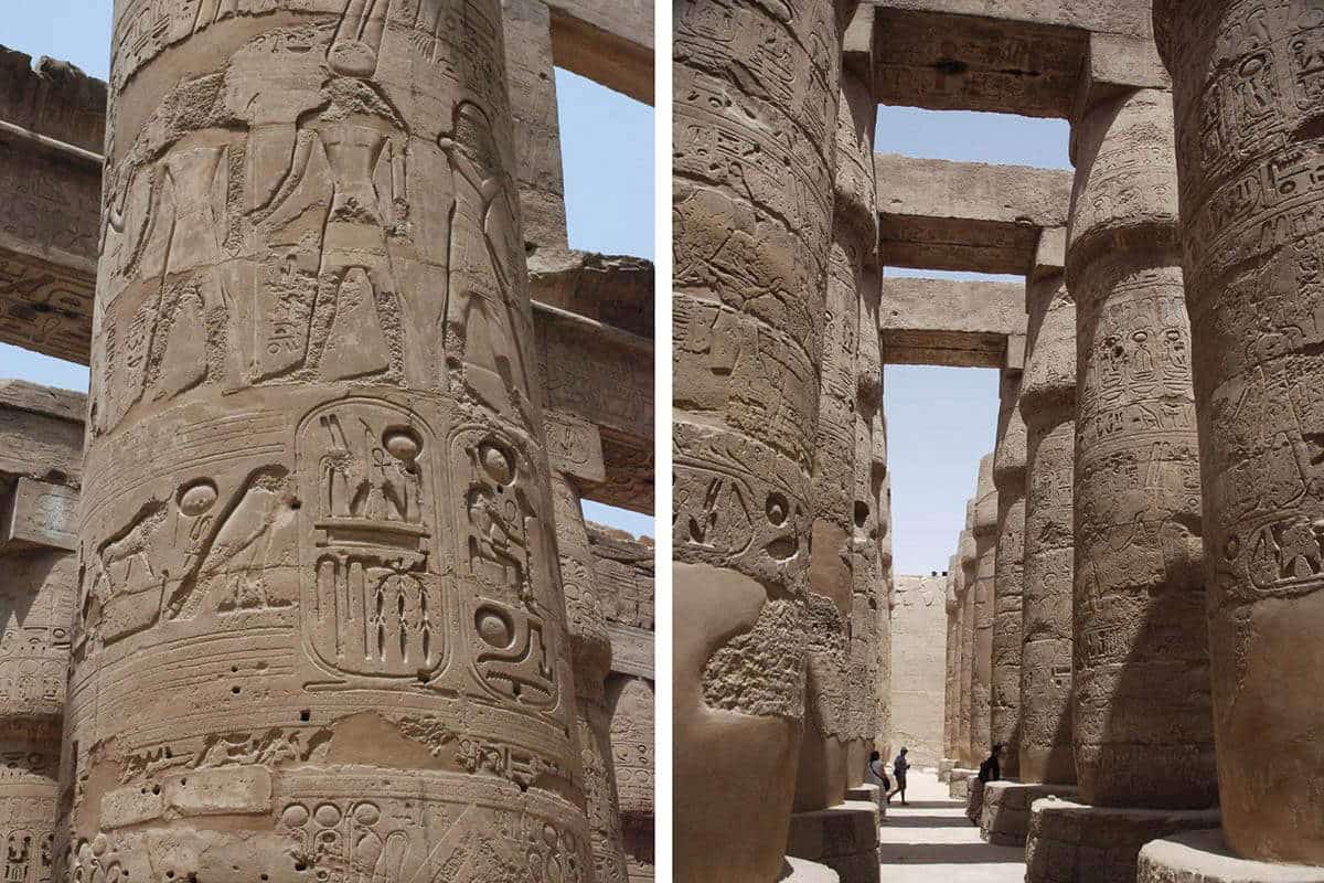 karnak temple columns