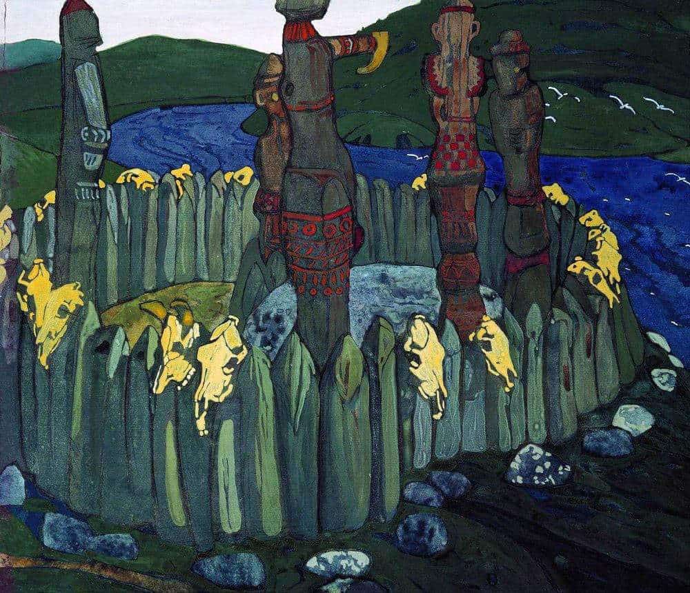 nicholas roerich idols painting