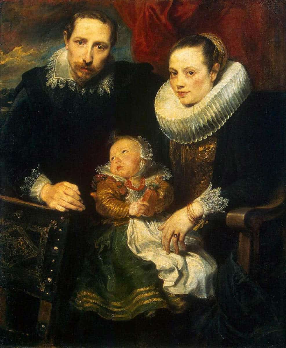 van dyck family portrait painting