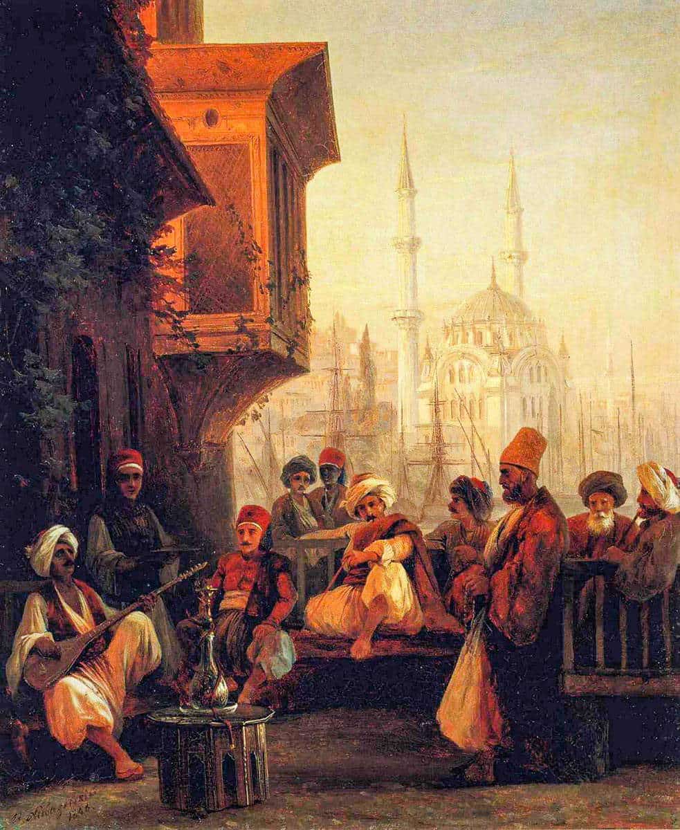 aivazovsky coffe house constantinople