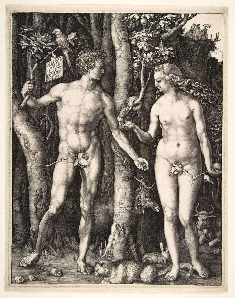 albrecht durer adam eve engraving