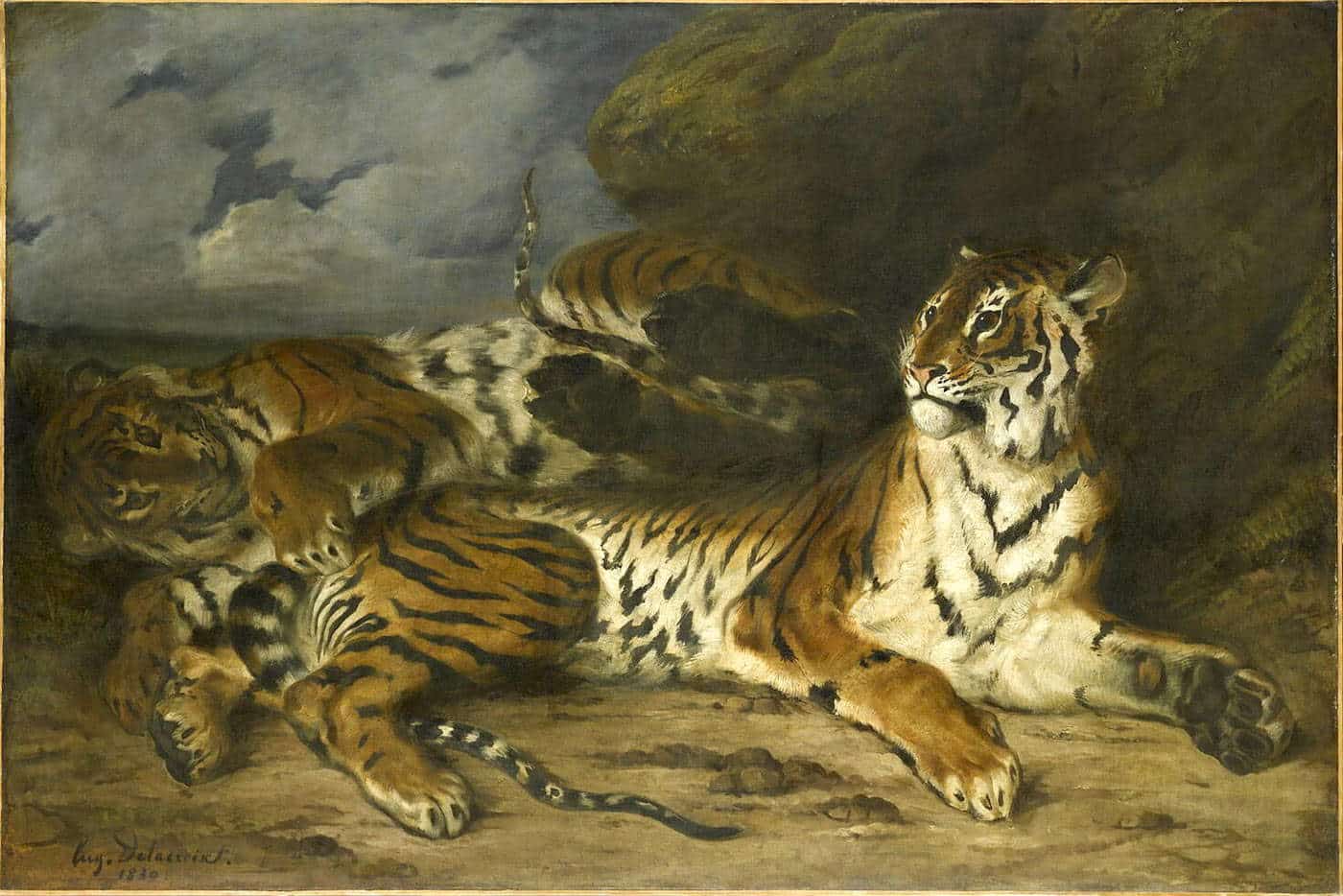 delacroix young tiger