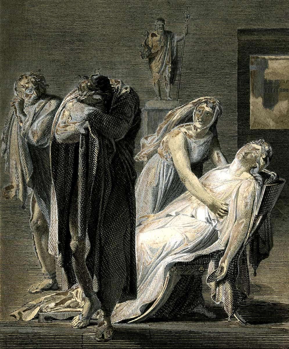 theseus death of phaedra