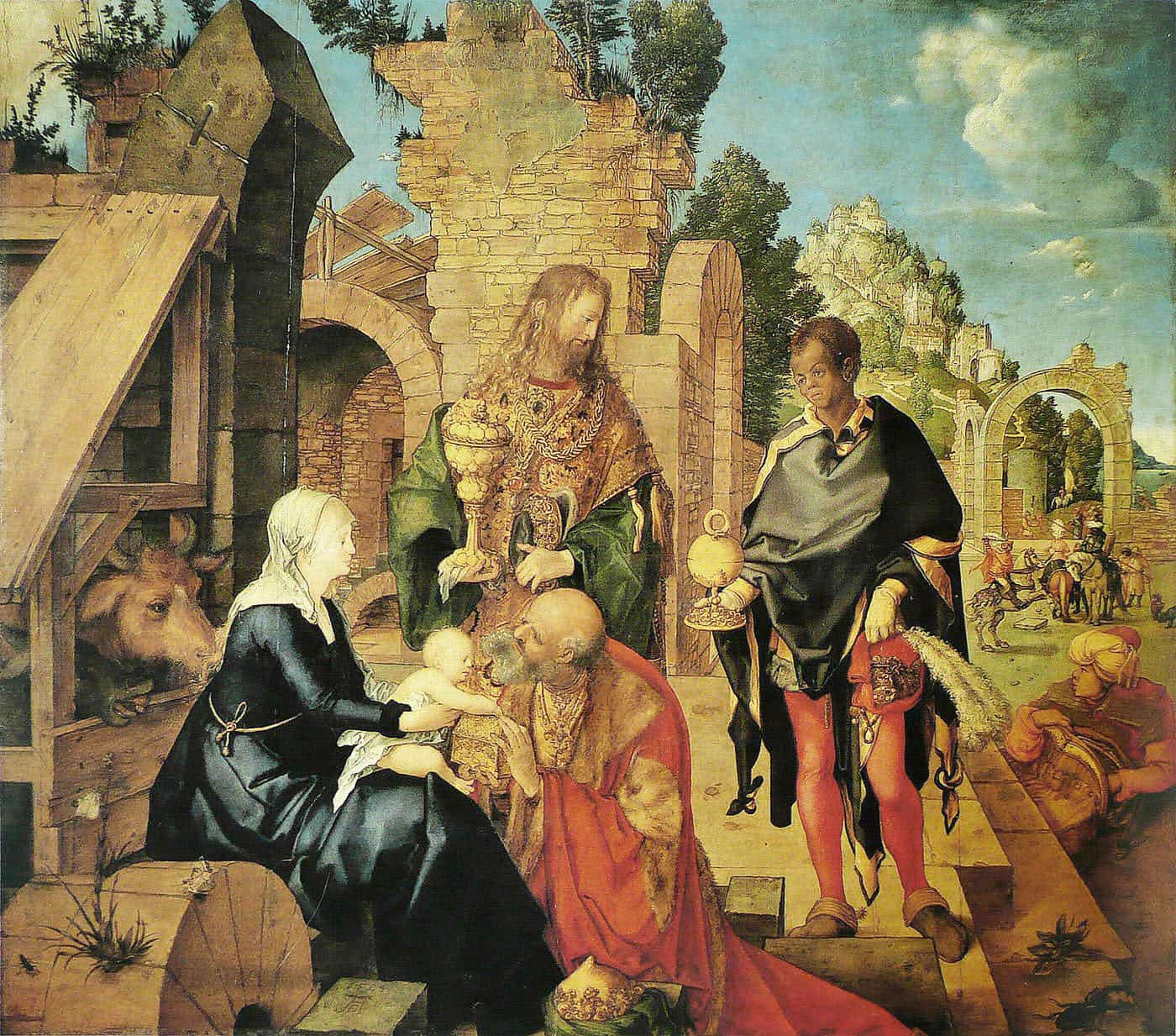 Albrecht Dürer adoration magi painting