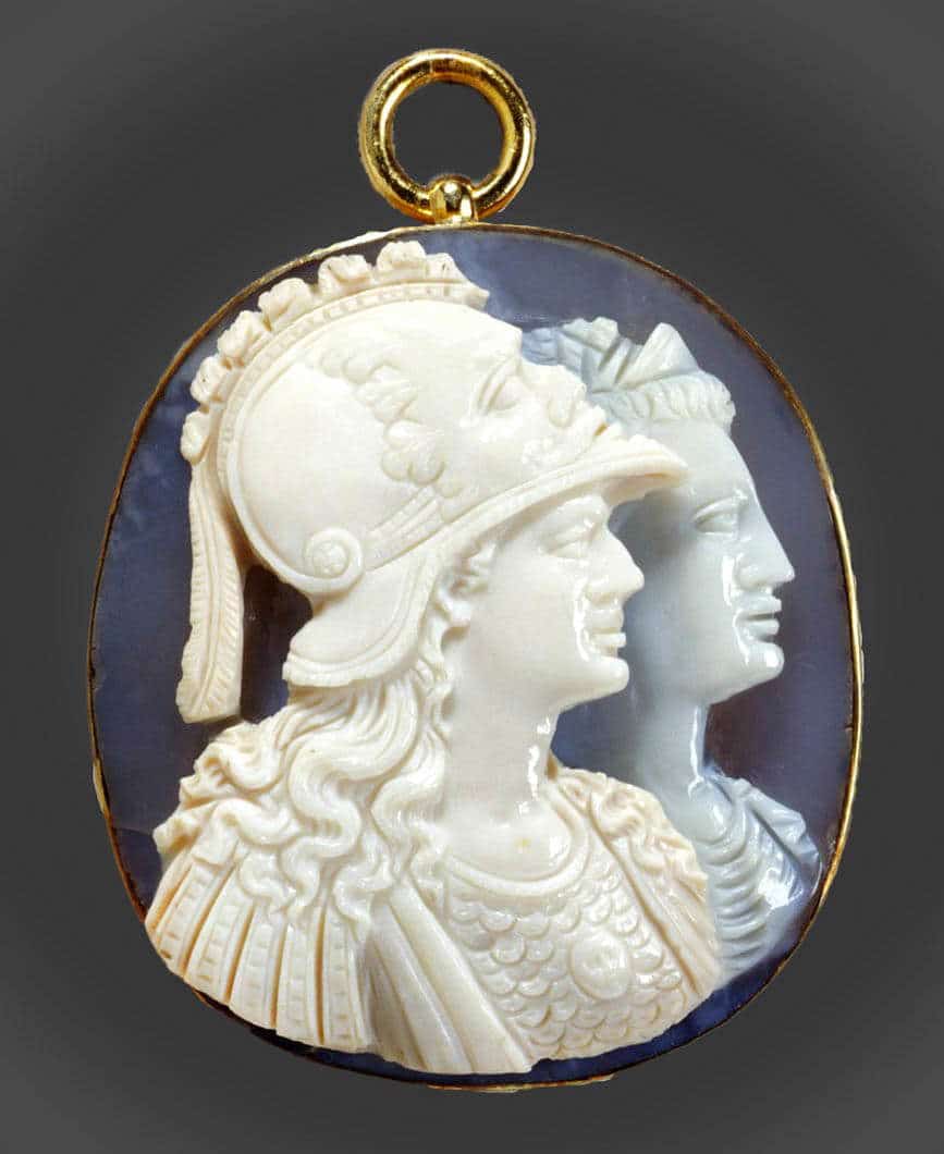 alexander olympias carved cameo