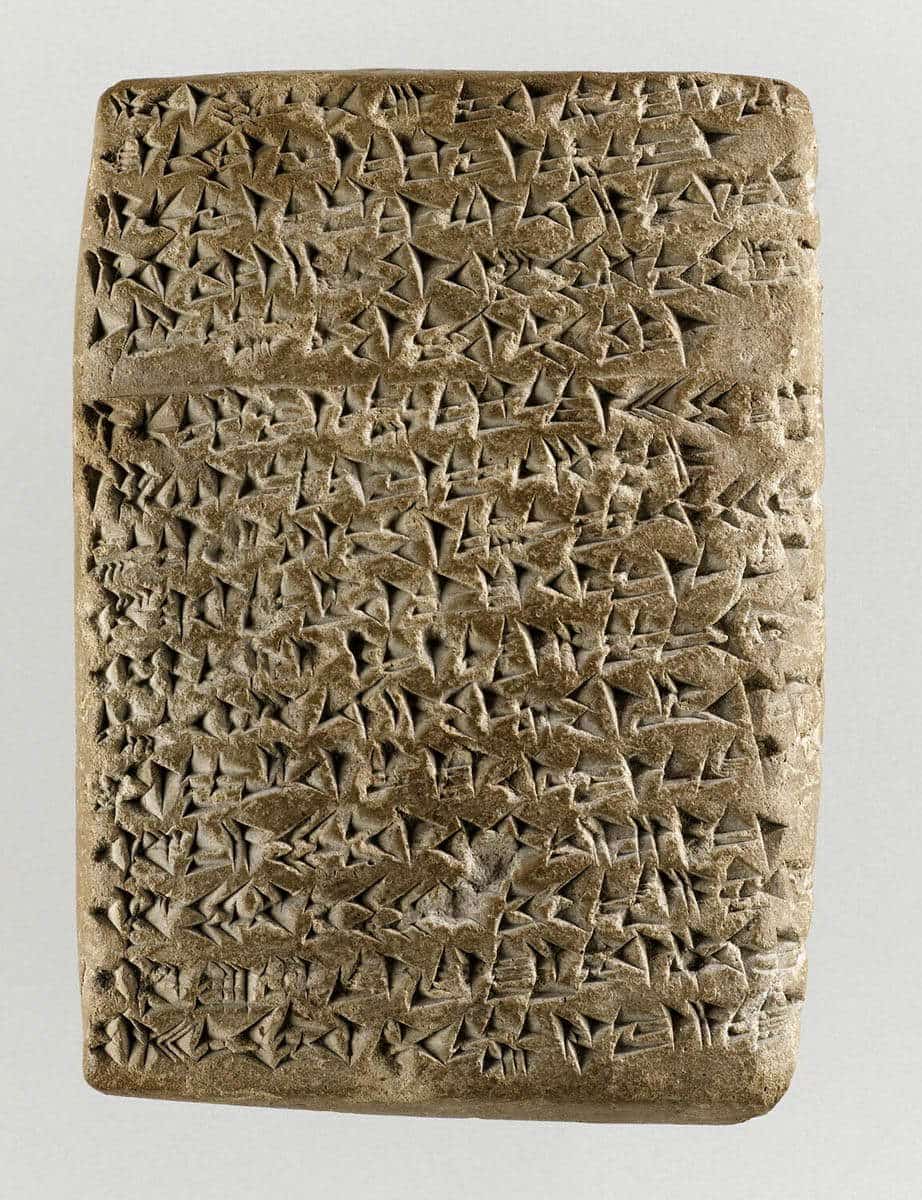 amarna letters tablet