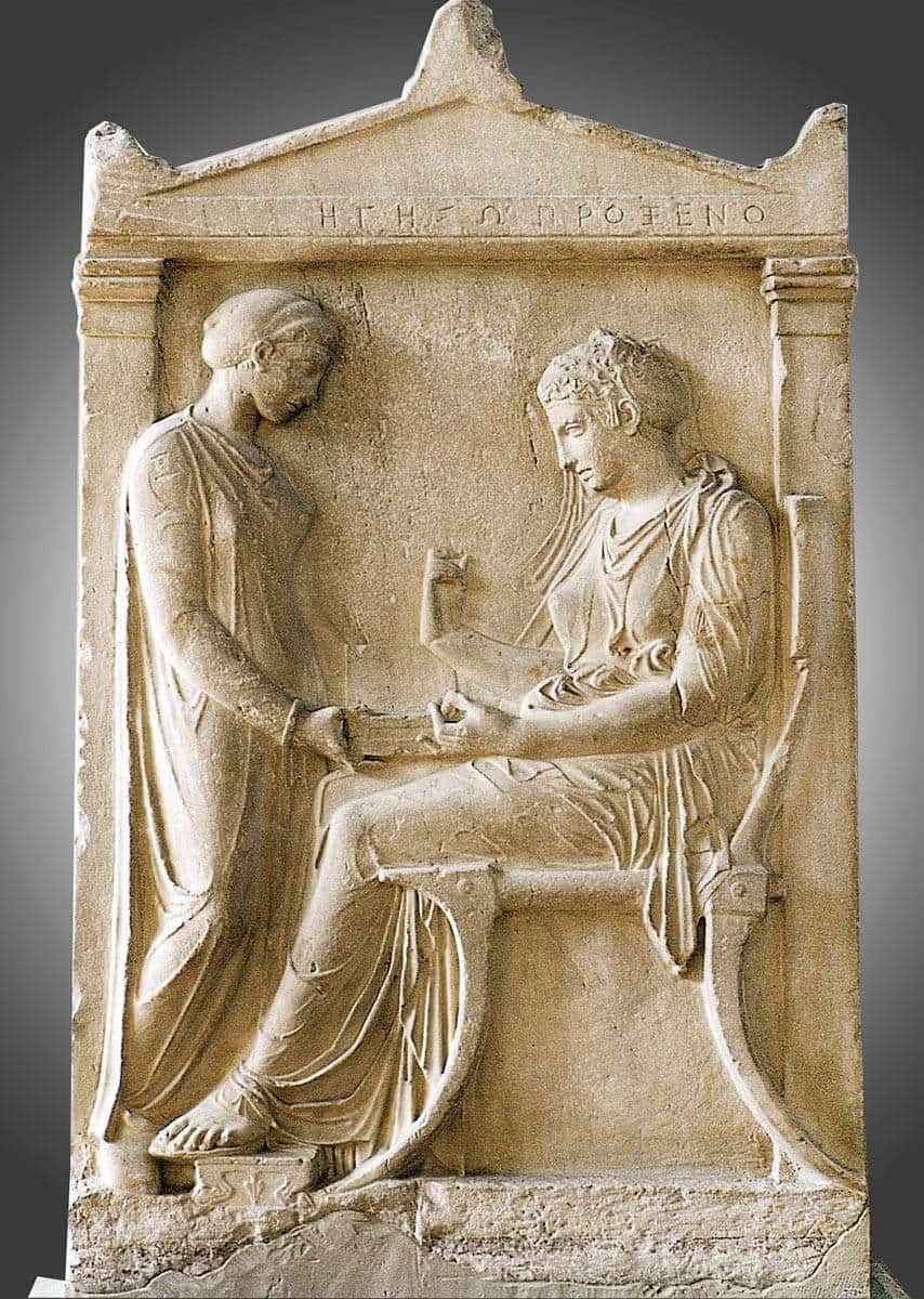 ancient greece hegeso grave stele