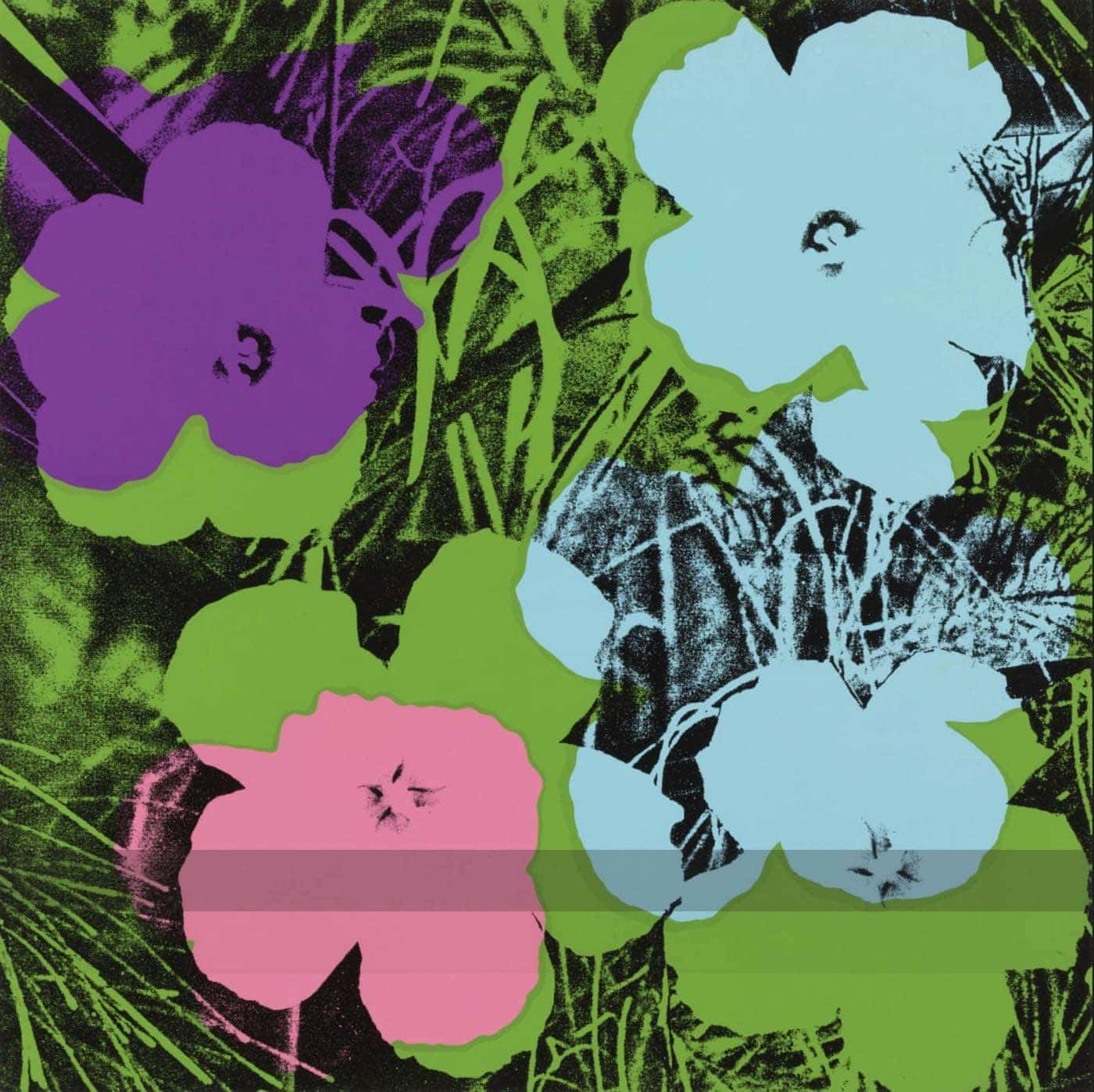 flowers andy warhol