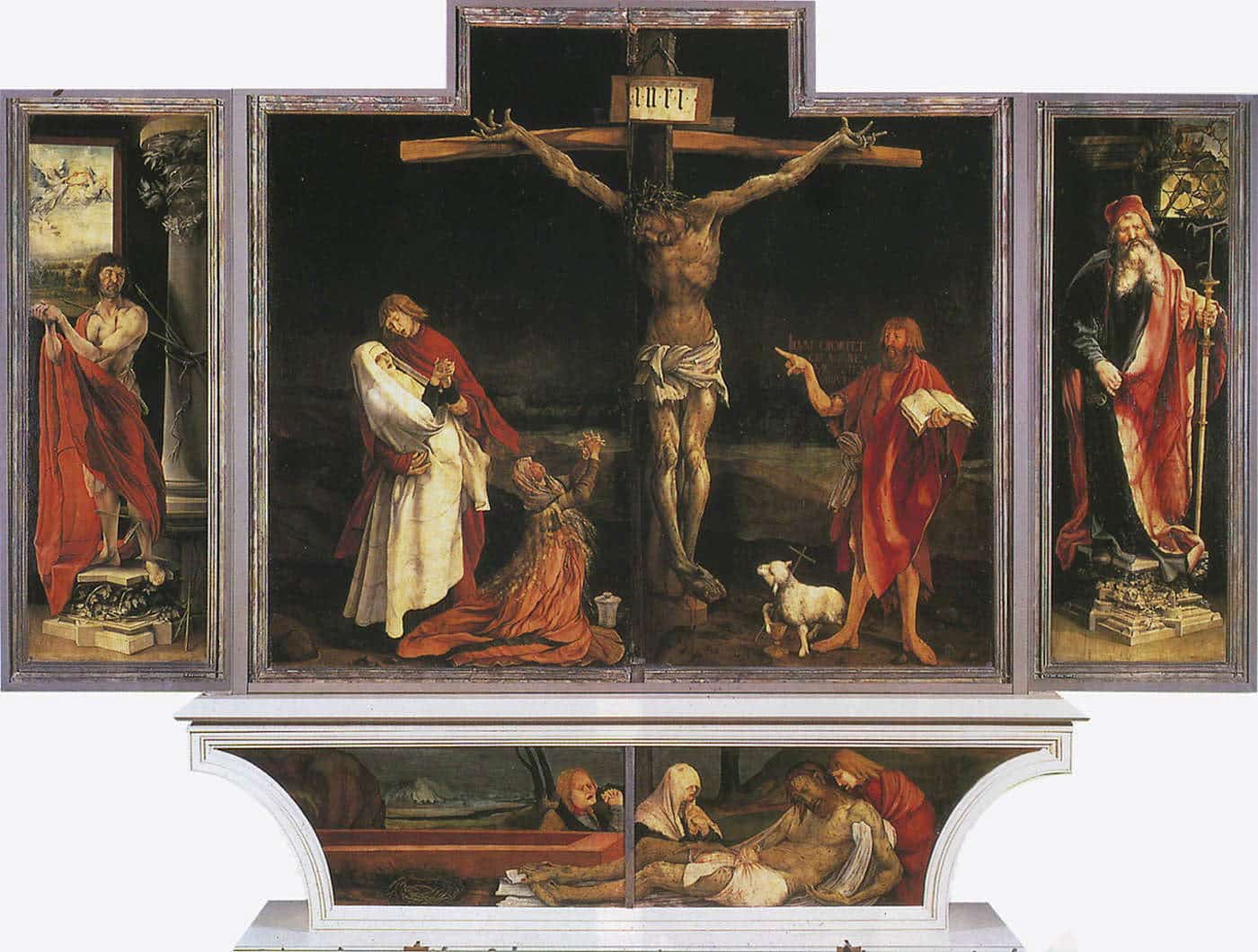 isenheim altarpiece mathias grunewald