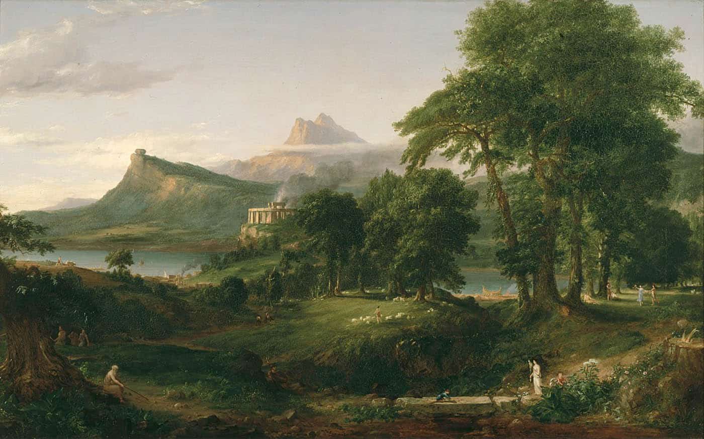 thomas cole arcadian pastoral