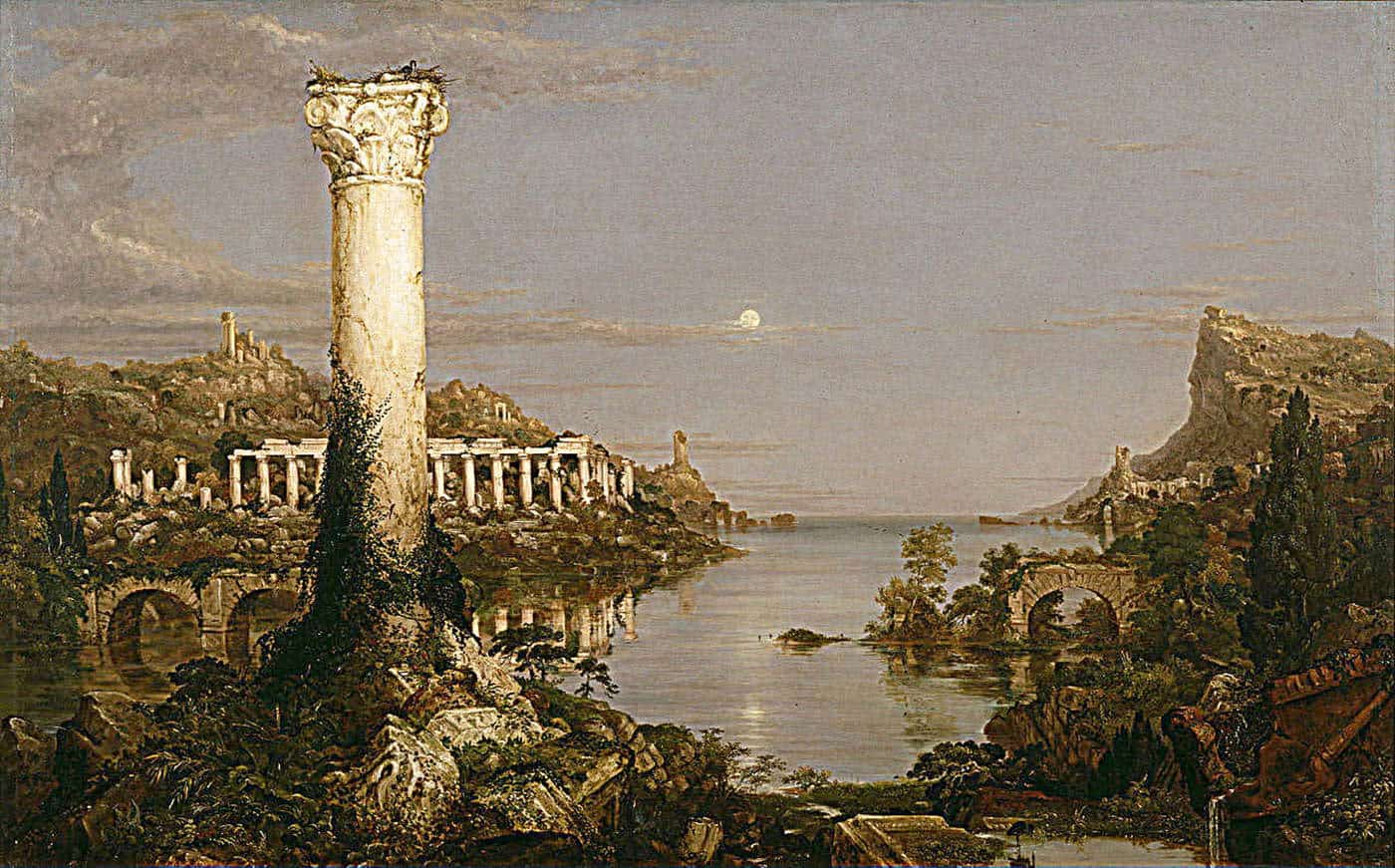 thomas cole desolation god pan