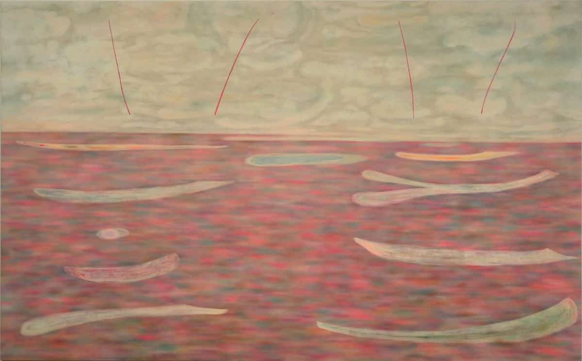 hiroshi sugito pink water painting