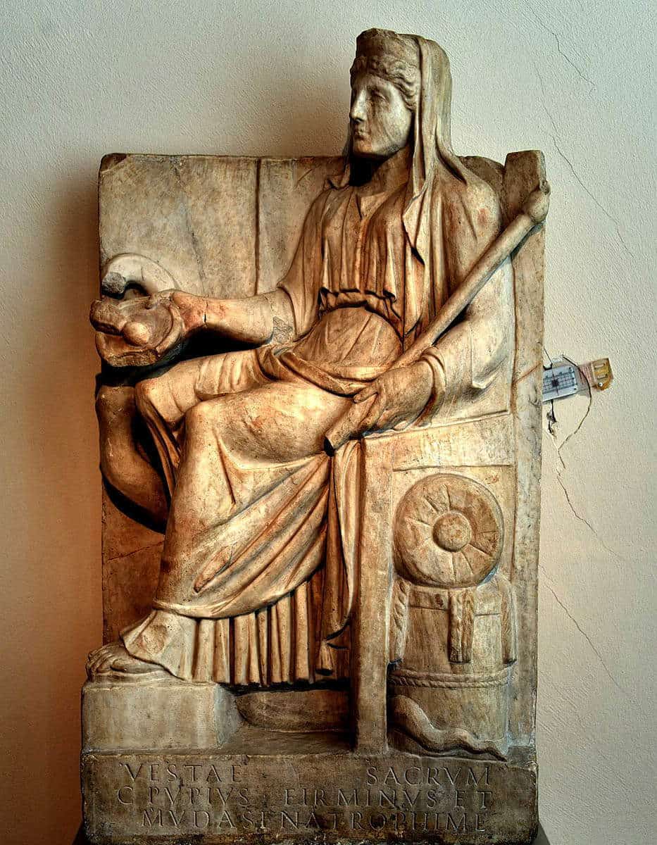 vesta votive relief