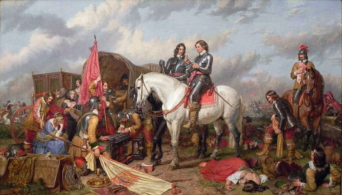 charles landseer oliver cromwell naseby