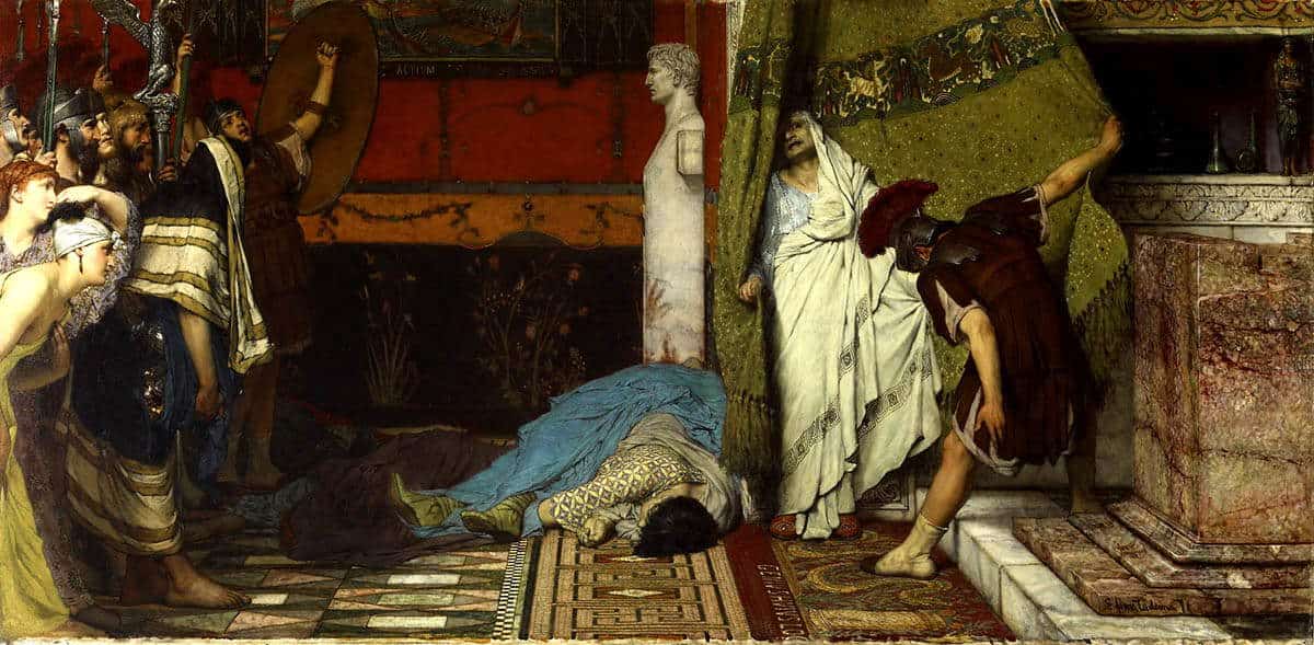 alma tadema death caligula painting